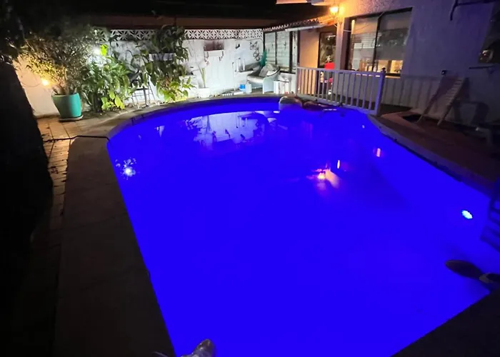 Piscina, Chalet, Tranquila Nyaraló Puerto de la Cruz